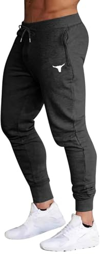 Pantalon Chandal Hombre,Pantalones Hombre Deportivos Pants Cintura Elástica Casual Jogging Pantalón Largo Fitness Color Sólido Cómodo Cálido Suelto Basic Ropa de Otoño Invierno