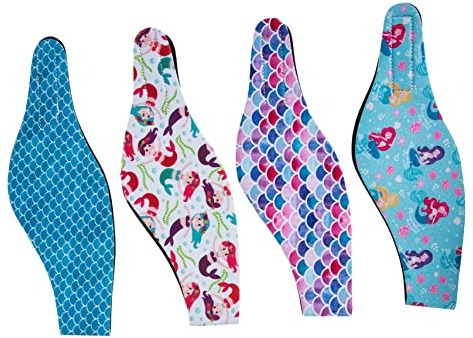 TOYANDONA 4 Piezas Diadema De Natación Elástica Para Mujer Cubre Orejas Para Ducha Diadema Estampada Uso Piscina