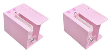 2 juegos de máquina de floración de pestañas, acrílico, portátil, para extensiones de pestañas, color rosa