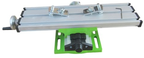 Toddmomy Adjustable Milling Machine Work Table Vise for Bench Drill Press Aluminum Alloy Cross Slide with Dovetail Slots Compatible Mini Drill Press Accessory for Precision Workshop Use