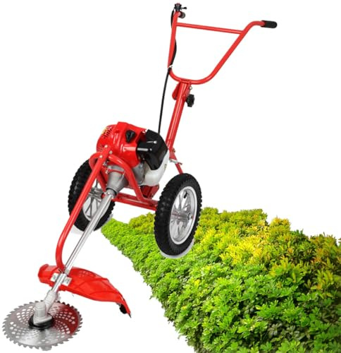 Tondeuse à gazon et tondeuse à gazon, design à poussée manuelle pour un désherbage et une coupe de brosse faciles, solution portable pour un entretien efficace de la pelouse