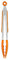 BRA Efficient Pinze in acciaio Inox, nylon/silicone, colore: arancione Pinze da cucina 28.5 cm arancione