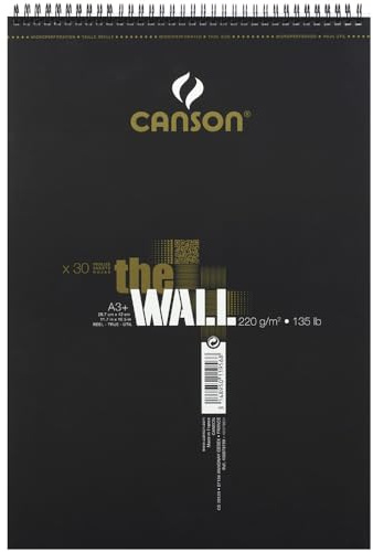 Canson The Wall Spiralalbum 30 Blatt extra glatt 220 g 42 x 29,7 cm