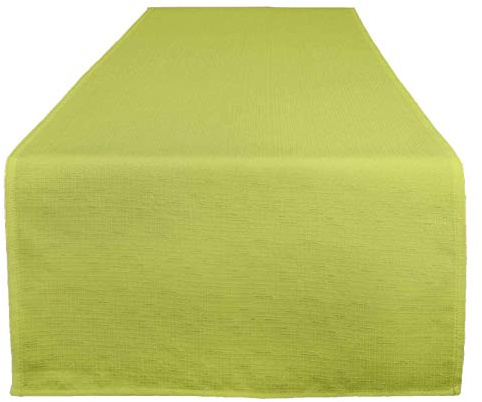 Tischläufer Wien, grün, 40x140 cm, Fleckschutz, Tischläufer für das ganze Jahr | Bringt zeitlose Eleganz auf Ihren Tisch. Wasserabweisend, strapazierfaehig und pflegeleicht fuer drinnen und draussen