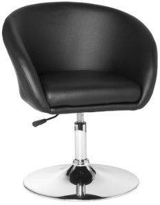 KADIMA Design Lift Drehsessel Cocktailsessel Loungesessel Drehstuhl Schwarz Neu