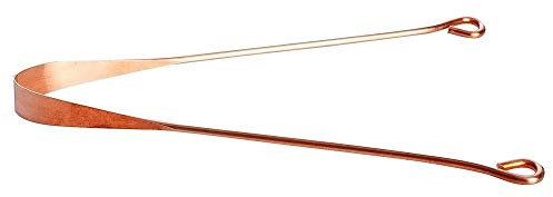 Zungenschaber aus Kupfer für Erwachsene, natürlicher Zungenreiniger, Behandlung von Mundgeruch, Reiseutensilien für die Mundpflege, einfach zu verwendender Zungenschaber aus Metall, 8 Stück