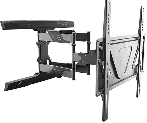 RICOO TV Wandhalterung Fernseher Halterung S9544 schwenkbar neigbar für 40-65 Zoll Fernsehhalterung Wand universal smart flach Curved Wandhalter bis 45 kg VESA 400 x 400 mm