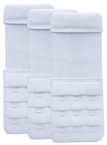 YARBAR Women's Bra Extender 3 Hook Soft and Comfortable Bra Extension Strap