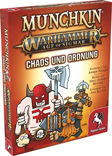 Pegasus Spiele 17022G - Munchkin Warhammer Age of Sigmar: Chaos & Ordnung [Erweiterung]