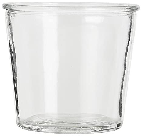 Ib Laursen Petit pot de fleurs en verre transparent Hannah, Pot Plante Intérieur, Parfait pour Support de Plante en Corde