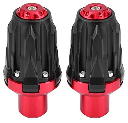Sturzpads Motorrad, Sturzpads 1 Paar 10mm Motorrad Auspuff Sturzpads für Motorrad Anti Crash Pad Sturzschutz Motorrad Sturzpad Sturzschutz(Rot)