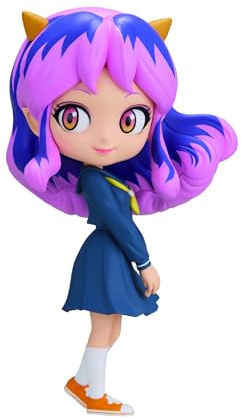 Banpresto Figura Q Posket Lum Uniformver Urusei Yatsura - Anime Ver. (Ver.B) 14cm BP19777 Multicolor