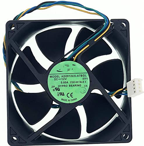 for AD0912UX-A7BGL 12V Computer Fan, 90mm Fan, DC12V 0.50A 4-PIN4-WIRE 90x90x25mm Case Fan, CPU case Cooling Fan for HP Computer