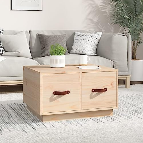 BUKSCYJS Sofa Tische Wohnzimmer,Truhentisch Couchtischcouchtisch 60x53x35 cm Massivholz Kiefergeeignet FüR Wohnzimmer, Neben Dem Sofa, Arbeitszimmer, Konferenzraum