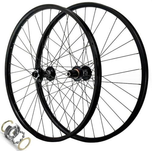 ZECHAO Steckachsen Fahrrad Vorder Und Hinterrad,26/27,5/29 Zoll Mountainbike Räder Scheibenbremse 12 Gang Aluminiumlegierung Ultraleichte Fahrradfelge (Color : 15 * 110mm/12 * 142mm, Size : 26inch)