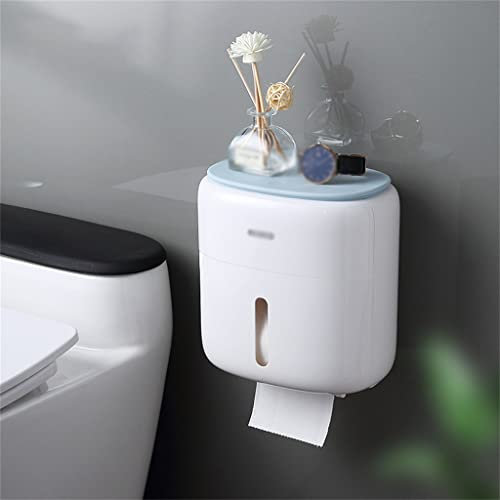 Toilettenpapier-Box, Toilettenpapier-Schublade, Wandmontage, Badezimmer, perforierte Toilettenpapierrolle, Toilettenpapier-Regal