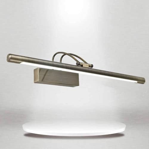 SSNCcNC Bronze, Amerikanischen Spiegelleuchte 12W LED Badleuchte Spiegellampe Badlampe Wasserdicht badezimmerlampe Schrankleuchte Neutrales Licht 4500K Wandleuchte Bilderleuchte 63CM