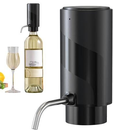 Recargable Electric Wine Aerator | Electric Wine Opener | Electric Wine | Aerator | Enhances Wine Flavor and for a Sophisticated Tasting Experience, Ideal para Gatherings