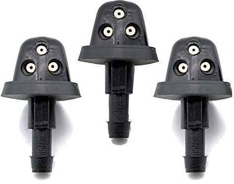 PEXORT Scheibenwaschdüsen for vorne und hinten, Dreifach-Düsensatz, for VW, T25 T3 Vanagon Scheinwerfer-Sprühdüse