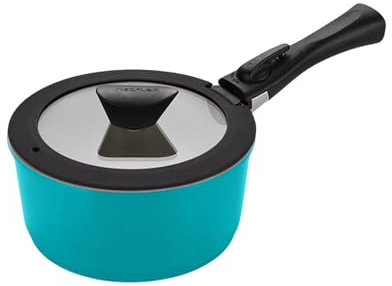 Keramik-Bratpfanne, Kochgeschirr-Set, abnehmbare, antihaftbeschichtete Eier-Pfannkuchen-Steakpfanne, Kochschinkenpfanne, Frühstückszubereiter, Induktionskochgeschirr, B 20 cm Suppentopf