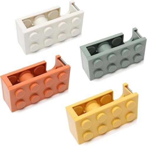 4 Stück Klebebandabroller, Abroller, Tesa abroller, Tesafilm abroller, Klebestreifen abroller, Abroller klebeband, Film Abroller Kinder, Tesafilm Abroller, Klebebandabroller Kinder