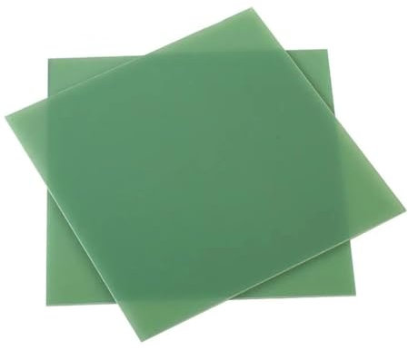 Placa de epoxi, lámina compuesta de fibra de vidrio, 1 lámina de fibra de vidrio G10, placa de epoxi verde claro, tablero de resina epoxi 3240 FR-4, fibra de vidrio for impresora 3D, 0,5 mm, 1,5 mm, 2