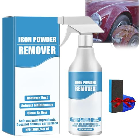 Spray anti-rouille et de particules de fer pour voiture, multi-usage, spray à action rapide, nettoyant antirouille pour métal, outils, voitures (1 pièce)