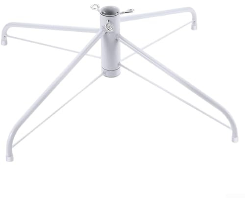 Soporte estable para árbol de Navidad con agujero de 32 mm de diámetro para 7 árboles de 90 pies o 13 pies, marco de hierro con diseño plegable y almohadillas de goma para asegurar contra resbalones