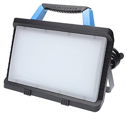 BTEC Worker LED 45 Watt Arbeitsleuchte LED Baustrahler mit Steckdose Arbeitslampe Bauleuchte Werkstattlampe Baustellenlampe Baulampe