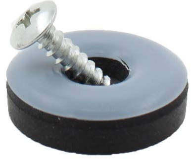 Lifeswonderful® - 4 Stück Möbelgleiter 50mm aus PTFE-Teflon, Zum Schrauben