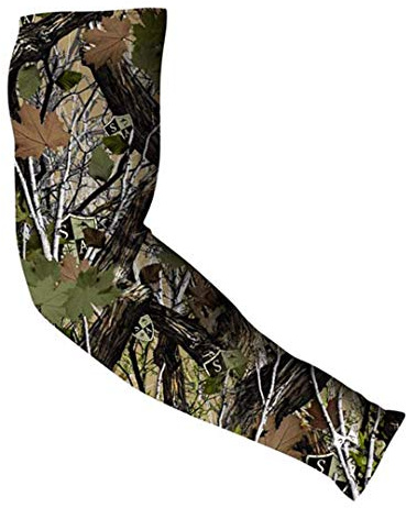 S A Compression Arm Sleeves for Men and Women - UPF 30+ Sun Protection, Moisture Wicking, 4-Way Stretch Arm Sleeves for Work & Sports (Dregs Forest Camo, 1 Pack)
