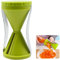 Cortador de Verdura Espiralizador Rallador - Espiral Manual Pasta Calabacín, Pelador Acero Inoxidable para Fideos Vegetales, Zanahoria, Pepino, Patata, Calabaza, Espárragos, Verde,1 Pieza