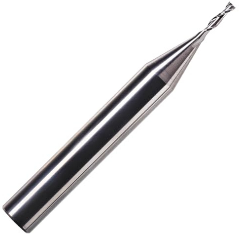 Rennie Tool 1mm x 3mm x 1/4 Shank Carbide Spiral 2F Up Cut Router Bit