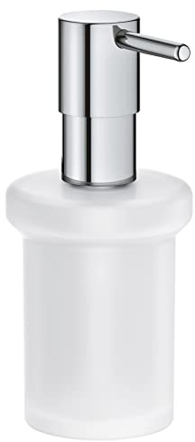 GROHE QuickFix Start, Dispenser sapone di ricambio, Vetro e Metallo, dimensioni 157 x 92 mm, Cromo, 41188000