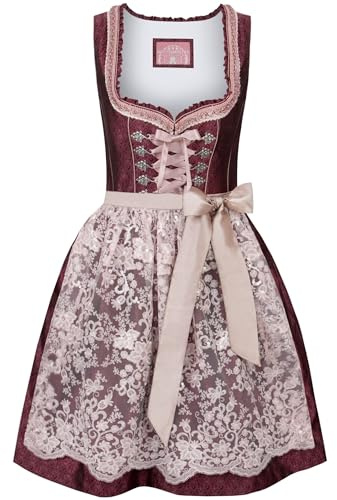 Stockerpoint Damen Dirndl Rosalinde I Größe 30-44 I Bequemes Trachtenkleid mit Schürze & liebevollen Details I Bequem & pflegeleicht I Perfekt für Trachten & Festlichkeiten