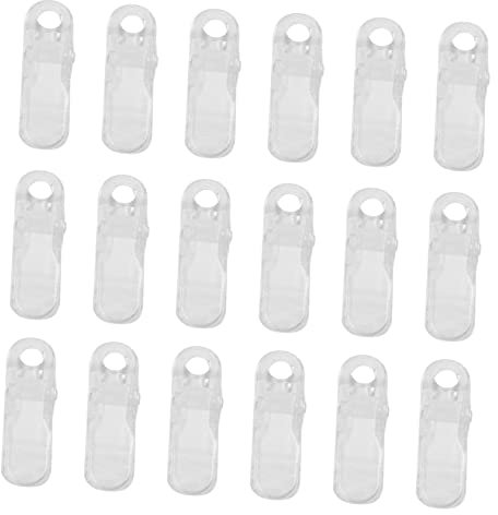 Uonlytech 24pcs Tent Windproof Clip Tent Clip for Camping Tarp for Awning Poles for Caravan Awning Accessories