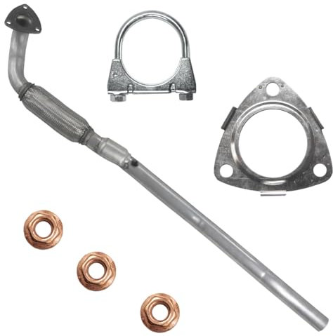 Polmo Schalldämpferset Auspuff Kollektorrohr für Opel Meriva 1 I A 2005-07/2010 1.6 Schrägheck