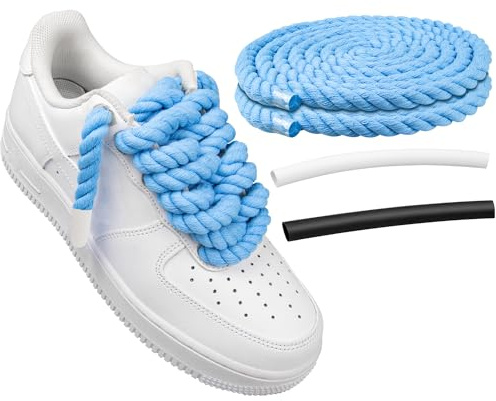 Endoto Lacci Scarpe per Air Force 1 Shoe Laces Shoelaces | Lacci corda | Materiale: Cotone