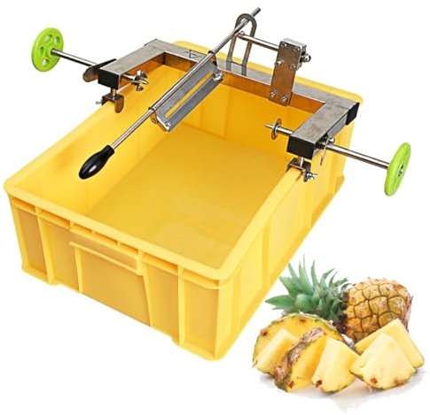 NVYAZJ Máquina peladora de piña Comercial, cortadora de piña, peladora y cortadora con Ajuste de Doble Palanca, Hoja Afilada, fácil de Mover, para el hogar, Restaurante, Bar, supermercado
