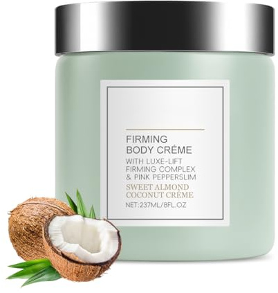 GNHG Crème Raffermissante Pour Le Corps Des Femmes,Hydratante Parfumée Au,Lotion Anti-Âge Pour Jambes,Les Bras Et Le Ventre,Crème Hydratante Contre La Cellulite (Amande Noix De Coco)