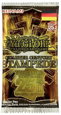 Quarter Century Stampede Booster Pack (5 Karten) - RA04 - Yugioh - Deutsch - OVP - 1. Auflage - mit RC-Fieldcenter