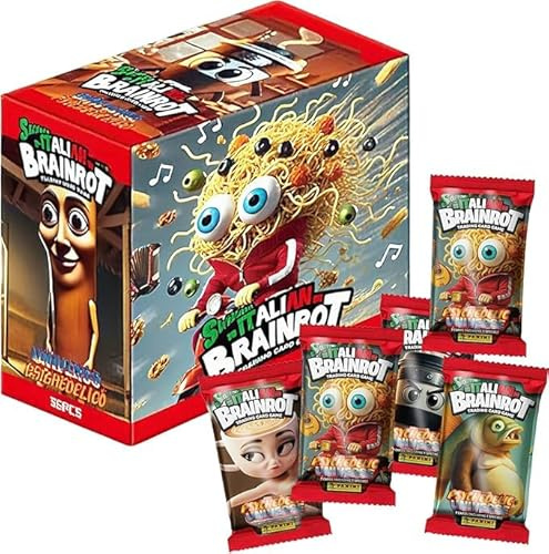 180 Piezas Juego Cartas Brainrot Italian Brainrot Italiano Cartas brainrot Album Juguetes para Coleccionistas