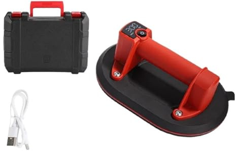 Ventosas， Ventosa eléctrica con pantalla Digital, capacidad de carga 300KG, batería litio 4000mAh, ventosa fuerte
