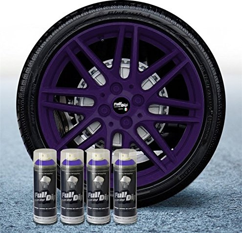 Sophisticauto 4 stycken full dip lila matt pelable 400 ml