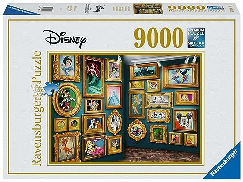 Ravensburger Puzzle 14973 - Disney Museum - 9000 Teile Disney Puzzle für Erwachsene und Kinder ab 14 Jahren