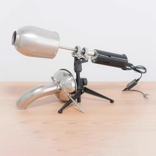 Toplionace Tostadora Portátil de Café para el Hogar de 135g a 175g - Tostadora Eléctrica de Acero Inoxidable 304