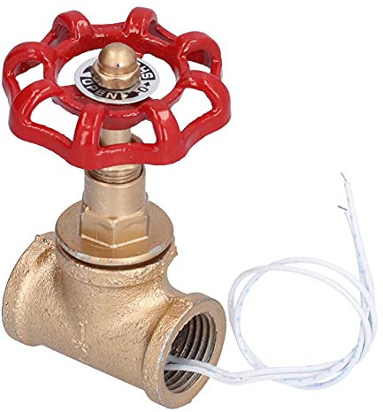 Vanne D'arrêt de Lumière 1/2 Po, Interrupteur de Lumière de Vanne D'arrêt de Poignée Steampunk Vintage Interrupteur de Lumière Industrielle en Laiton Avec Fil Electrique Pour Luminaire de Tuyau