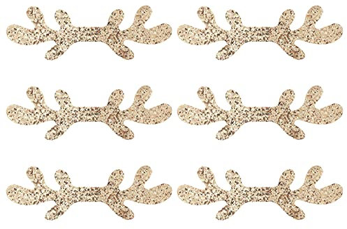 MAGICLULU 6 Stück Gefälschtes Hirschgeweih Haarschmuck Selbstgemacht Accessoire Weihnachtskopfschmuck Handarbeit Material Für Festliche Karnevalsparty