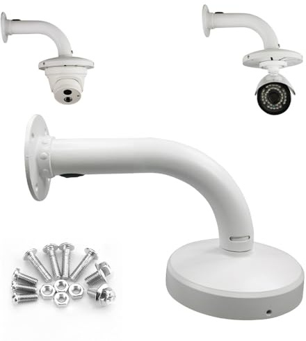 compcctv Sicherheitskamera-Halterung, Aluminium, für Innen- und Außenbereich, L-Halterung für Dome-Kamerahalterung, IP-Kamera-Montage, universelle Outdoor-Sicherheitskamera-Abzweigdosen-Halterung