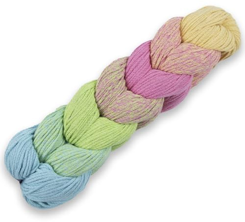 Loopncraft Makramee Ombre, Pastel Farben, 250m - 250g, Farbverlaufsgarn, Recycling Garn